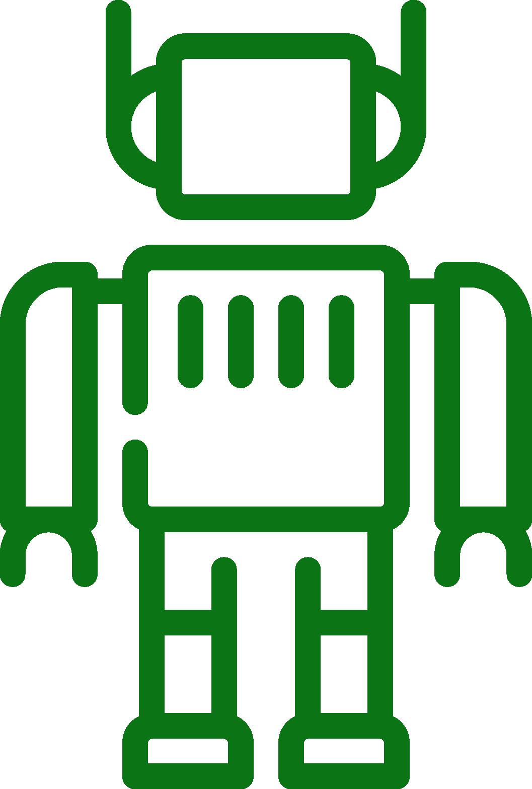 ícone de um robô